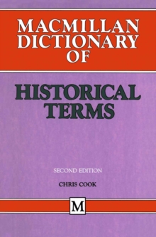 Macmillan Dictionary of Historical Terms