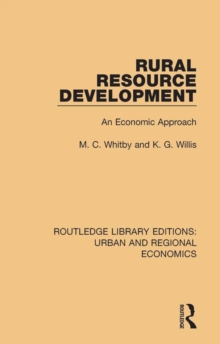 Rural Resource Development : An Economic Approach