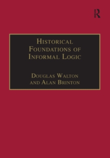 Historical Foundations of Informal Logic