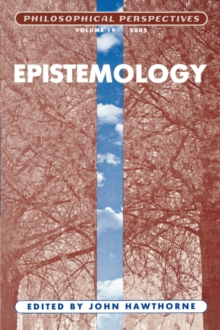 Epistemology, Volume 19