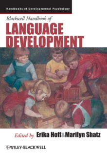 Blackwell Handbook of Language Development