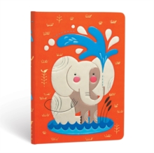 Baby Elephant Lined Hardcover Journal