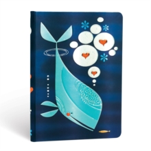 Whale and Friend Lined Hardcover Journal