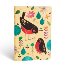 Mother Robin (Tracy Walker's Animal Friends) Mini Lined Hardcover Journal (Elastic Band Closure)