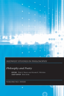 Philosophy and Poetry, Volume XXXIII