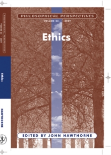 Ethics, Volume 23