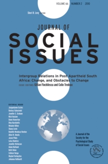 Intergroup Relations in Post Apartheid South Africa : Change, and Obstacles to Change