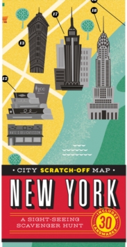 City Scratch-off Map: New York : A Sight-Seeing Scavenger Hunt