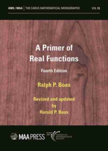 A Primer of Real Functions