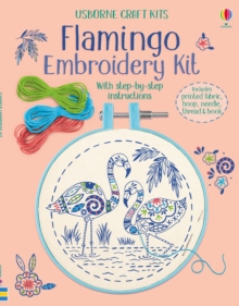 Embroidery Kit: Flamingo
