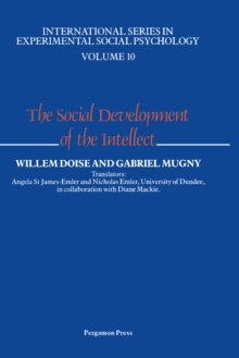 The Social Development of the Intellect