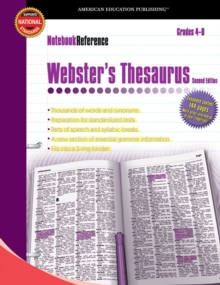 Webster's Thesaurus, Grades 4 - 8 : Second Edition