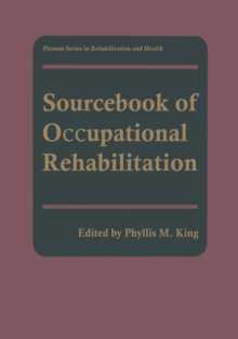 Sourcebook of Occupational Rehabilitation