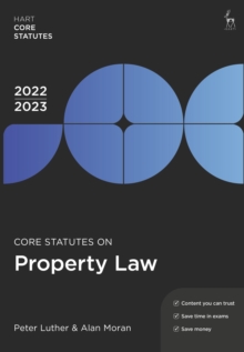 Core Statutes on Property Law 2022-23