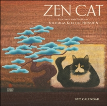 Zen Cat 2025 Wall Calendar : Paintings and Poetry by Nicholas Kirsten-Honshin