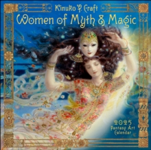 Women of Myth & Magic 2025 Fantasy Art Wall Calendar by Kinuko Craft