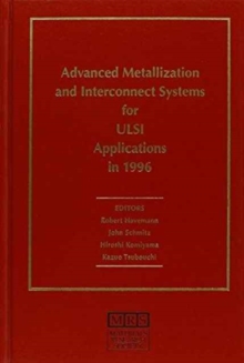 Advanced Metallization and Interconnect Systems for ULSI Applications in 1996: Volume 12