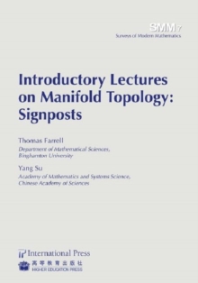 Introductory Lectures on Manifold Topology : Signposts