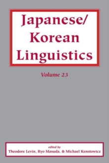 Japanese/Korean Linguistics, Vol. 23