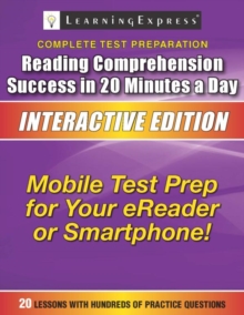 Reading Comprehension Success in 20 Minutes a Day : Interactive Edition
