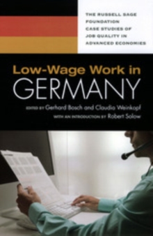 Low-Wage Work in Germany