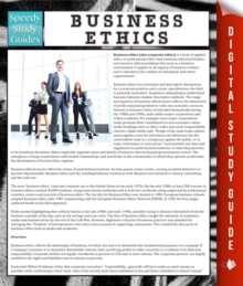 Business Ethics : Speedy Study Guides