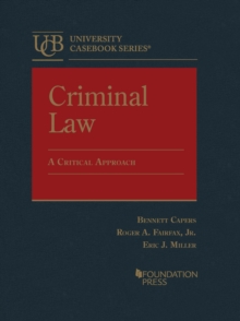 Criminal Law : A Critical Approach