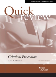 Quick Review of Criminal Procedure