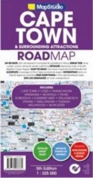 Road map Cape Town & surroundind attractions