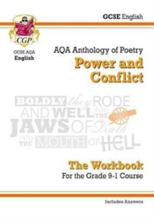 GCSE English Literature AQA Poetry Workbook: Power & Conflict Anthology (includes Answers): for the 2024 and 2025 exams