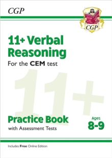 11+ CEM Verbal Reasoning Practice Book & Assessment Tests - Ages 8-9 (with Online Edition)