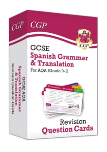 GCSE AQA Spanish: Grammar & Translation Revision Question Cards (For exams in 2025)