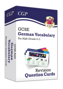 GCSE AQA German: Vocabulary Revision Question Cards: for the 2024 and 2025 exams