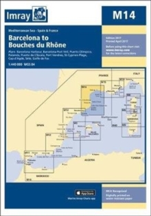 Imray Chart M14 : Barcelona to Bouches Du Rhone
