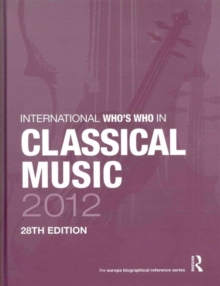 The International Who's Who in Classical/Popular Music Set 2012