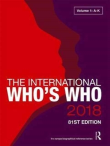 The International Who's Who 2018