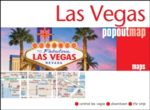 Las Vegas PopOut Map : Pocket size pop up city map of Las Vegas