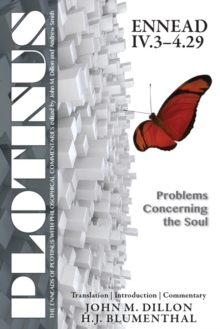 Plotinus Ennead IV.3-4.29 : Problems Concerning the Soul