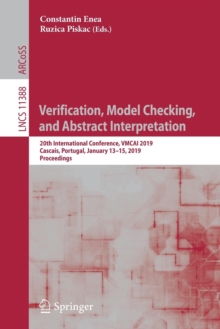 Verification, Model Checking, and Abstract Interpretation : 20th International Conference, VMCAI 2019, Cascais, Portugal, January 13–15, 2019, Proceedings