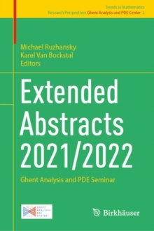 Extended Abstracts 2021/2022 : Ghent Analysis and PDE Seminar