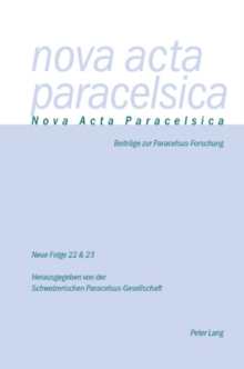 Nova ACTA Paracelsica 22/23 : Doppelnummer 22/23 (2008/2009)