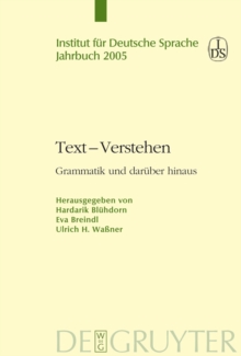 Text - Verstehen : Grammatik und daruber hinaus