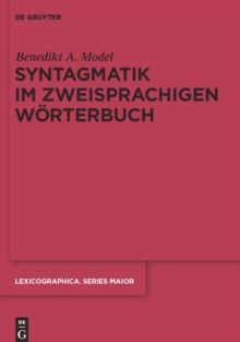 Syntagmatik im zweisprachigen Worterbuch