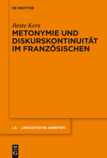 Metonymie und Diskurskontinuitat im Franzosischen
