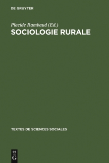Sociologie rurale : Recueil de textes