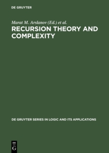 Recursion Theory and Complexity : Proceedings of the Kazan '97 Workshop, Kazan, Russia, July 14-19, 1997