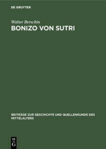 Bonizo von Sutri : Leben und Werk