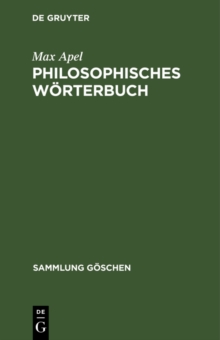 Philosophisches Worterbuch