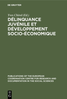 Delinquance juvenile et developpement socio-economique