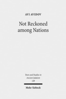 Not Reckoned among Nations : The Origins of the So-Called 